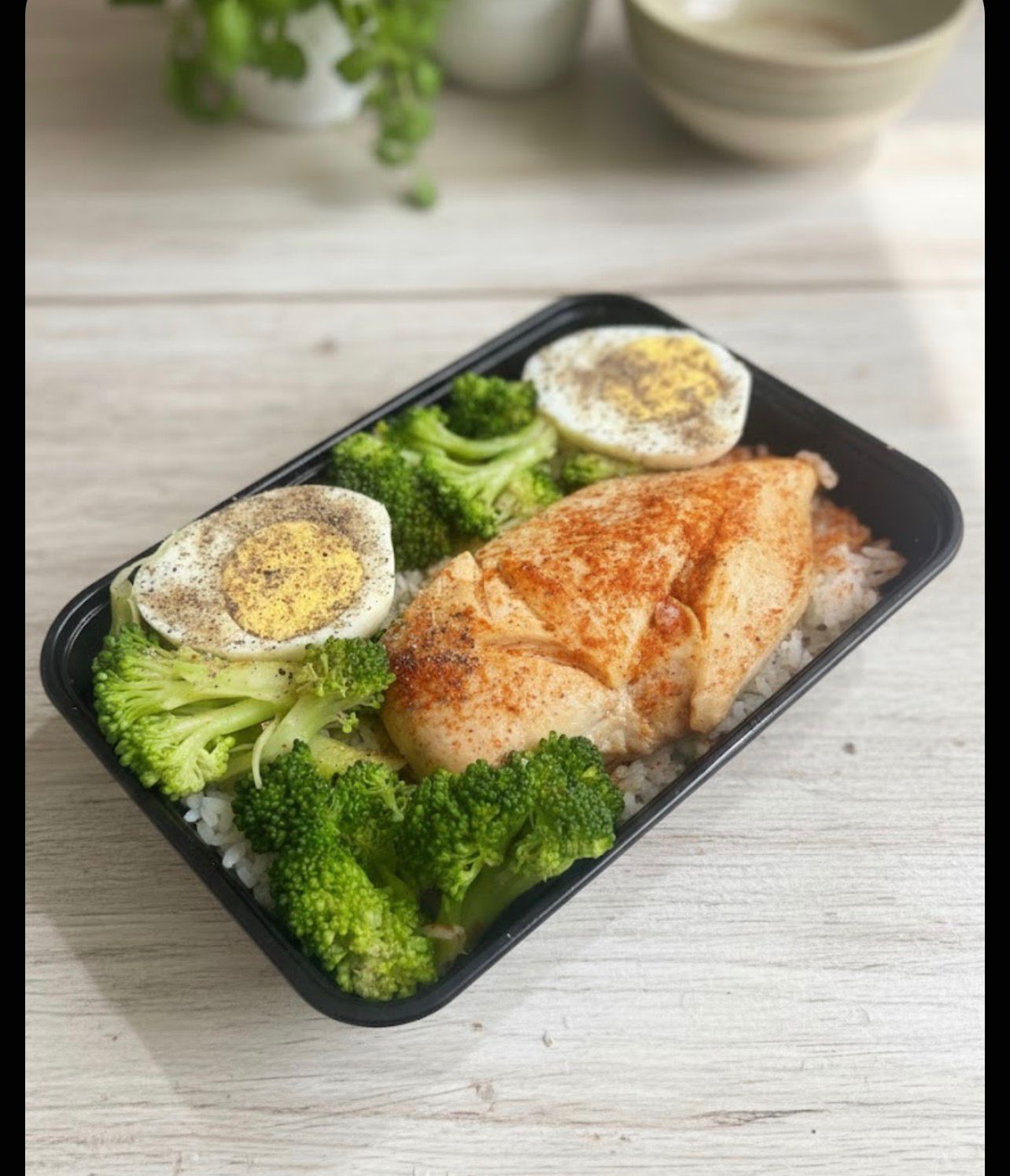 Chicken Breast + Rice + Boiled Eggs