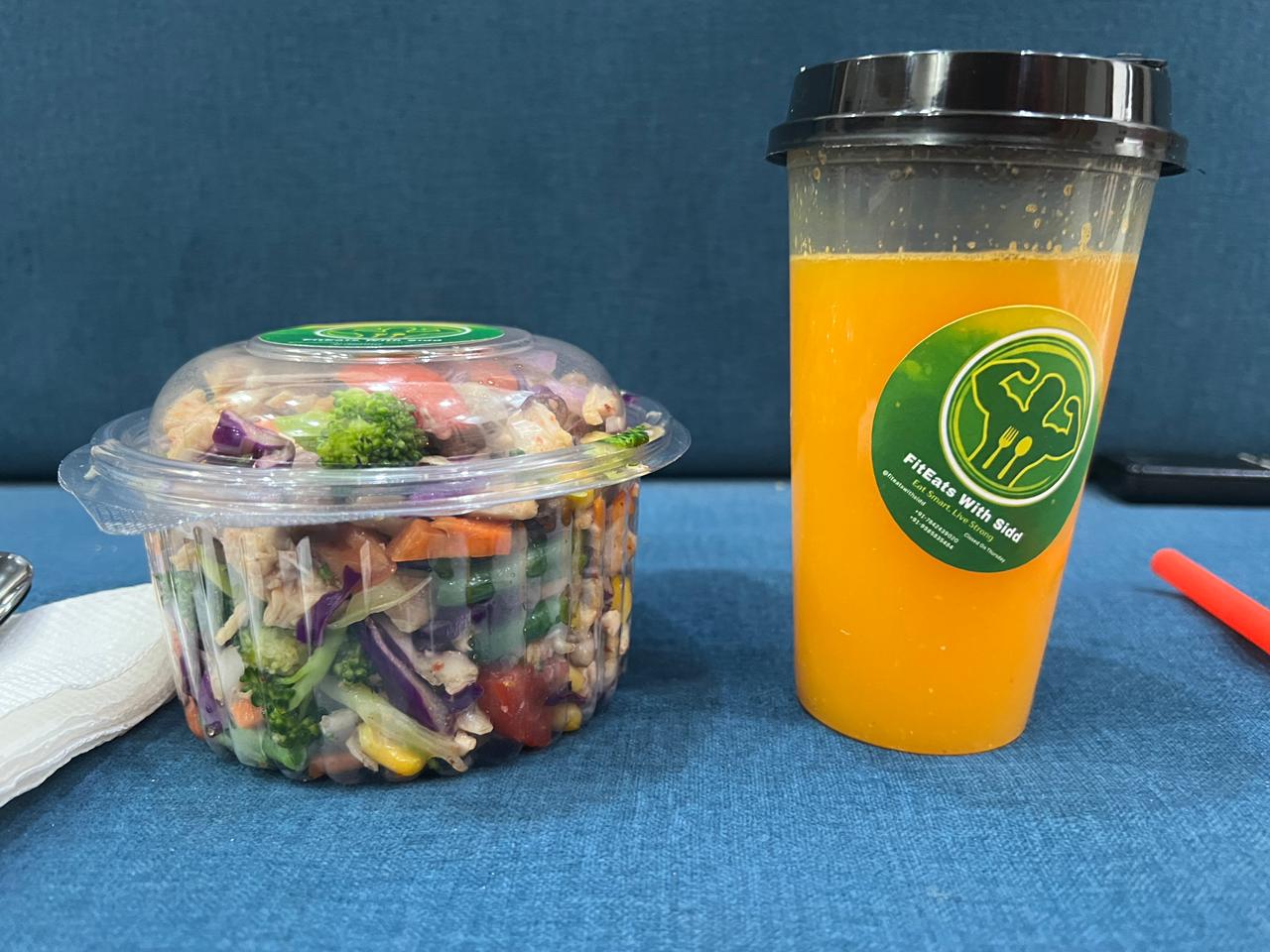 Any Salad + Juice